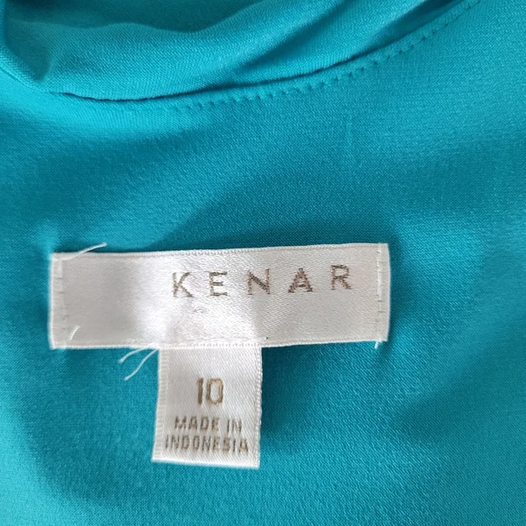 EUC Teal Dress size 10 - Picture 2 of 4